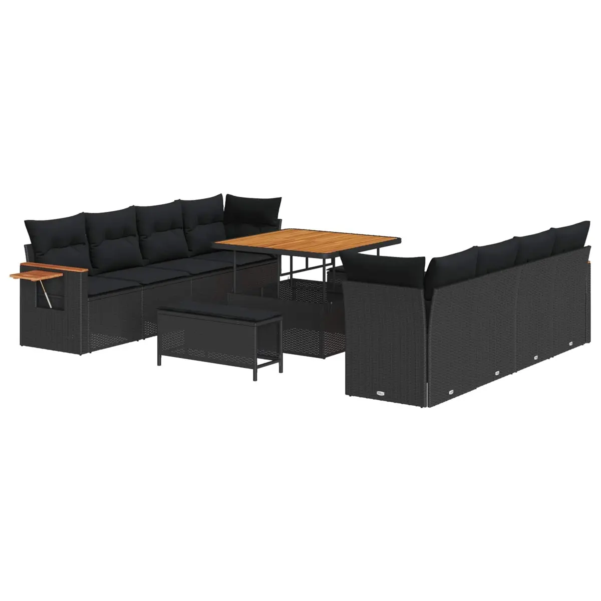 11-Piece Modular Sofa Set for Outdoor Living