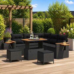 Versatile 8-Piece Garden Sofa Set for Any Outdoor Space