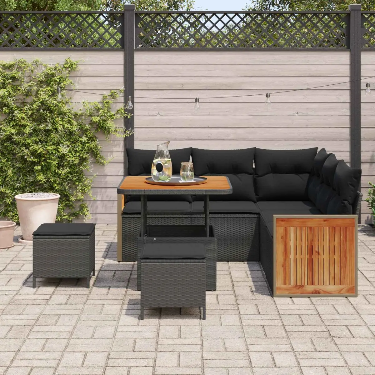 Outdoor Sofa Set for Patios and Gardens