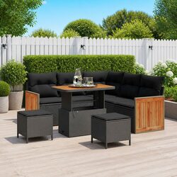 Versatile 8-Piece Outdoor Sofa for Any Garden