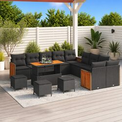Practical 14-Piece Outdoor Sofa Set for Gatherings