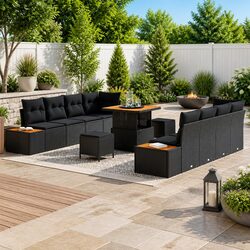 11-Piece Garden Sofa Set Perfect for Patios and Terraces