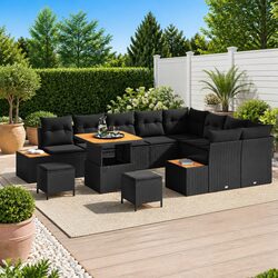 Functional 12-Piece Garden Sofa Set for Outdoor Living