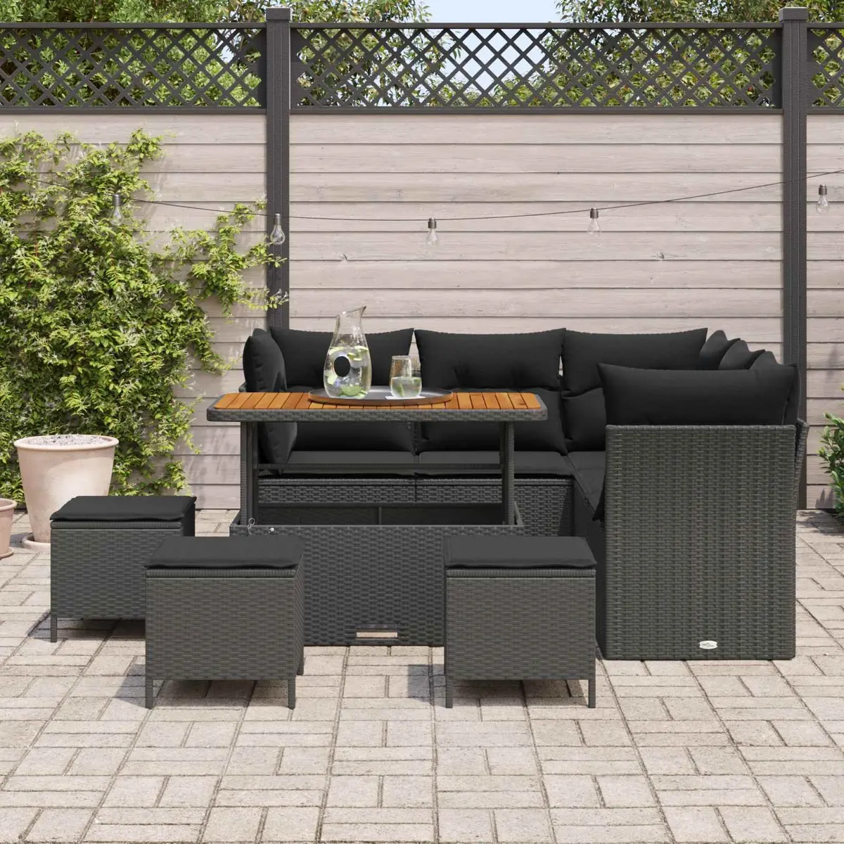 Modular Sofa Set for Gardens and Patios