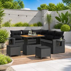 Functional 9-Piece Outdoor Sofa Set for Your Home