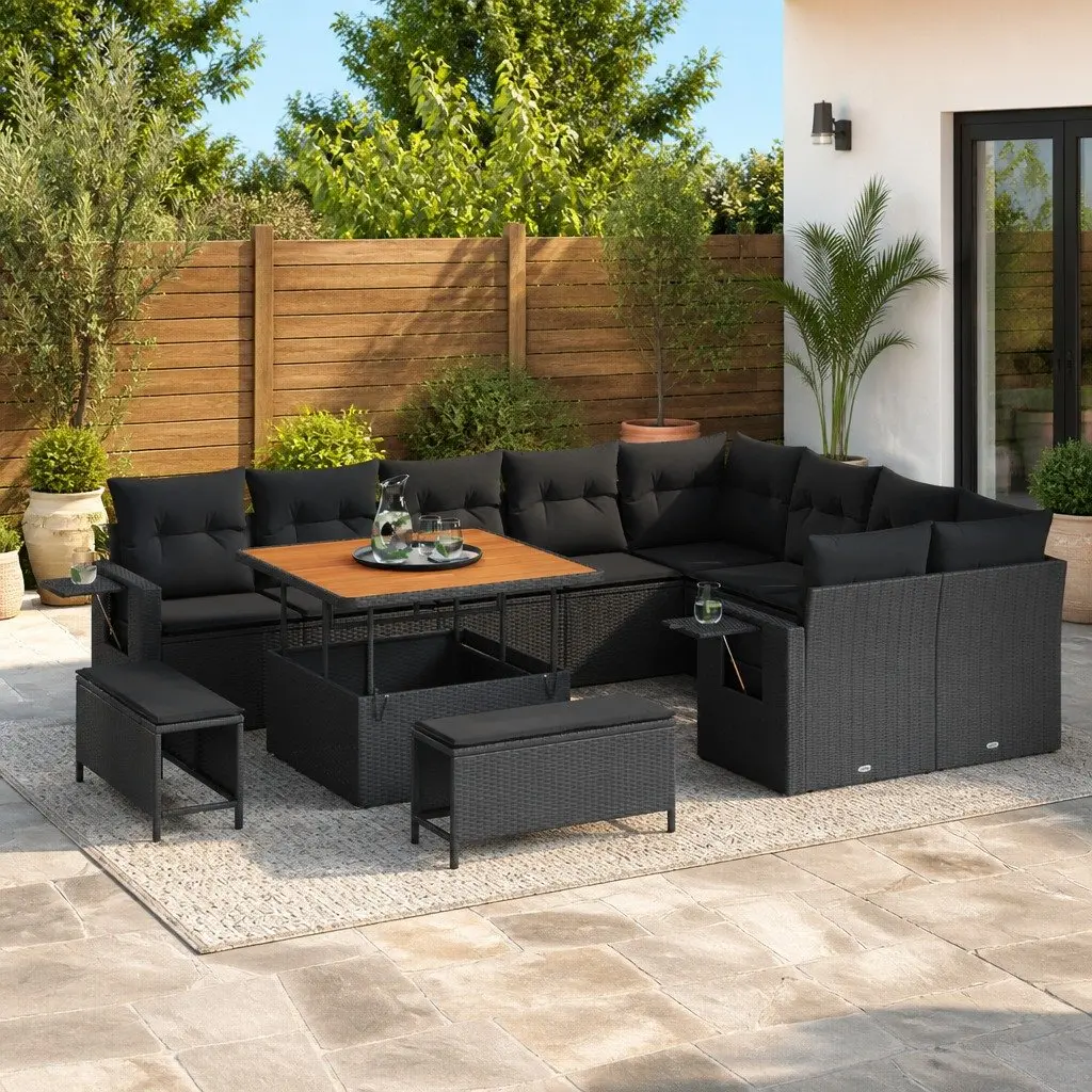 13-Piece Modular Sofa Set for Outdoor Use