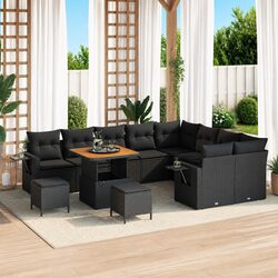 Perfect for Patios: Modular 12-Piece Garden Sofa Set