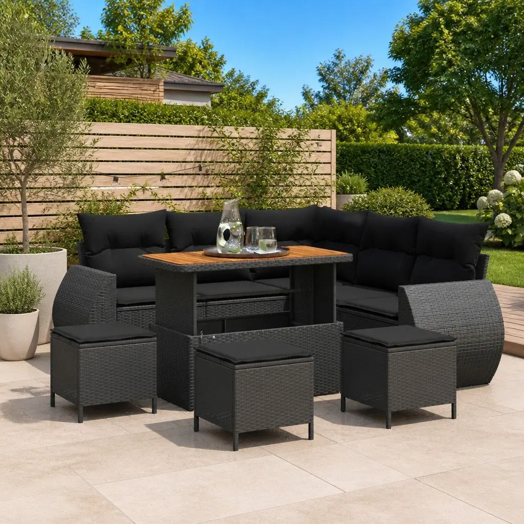 9-Piece Sofa Set for Outdoor Gatherings