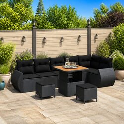 Versatile 9-Piece Outdoor Garden Sofa Set for Any Space
