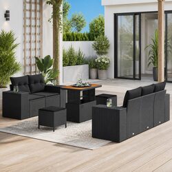 Ideal 8-Piece Sofa Set for Outdoor Gatherings