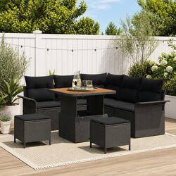Functional 8 Piece Garden Sofa Set for Your Space