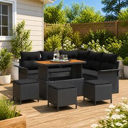 Perfect Sofa Set for Your Outdoor Living: 9-Piece Set