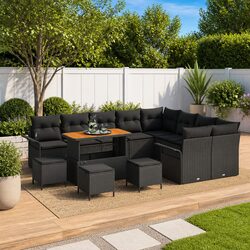 Practical 13-Piece Garden Sofa Set for Any Outdoor Area