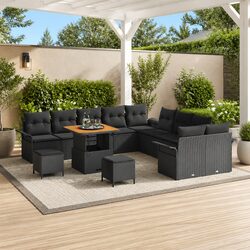 Practical 13-Piece Garden Sofa Set for Outdoor Living