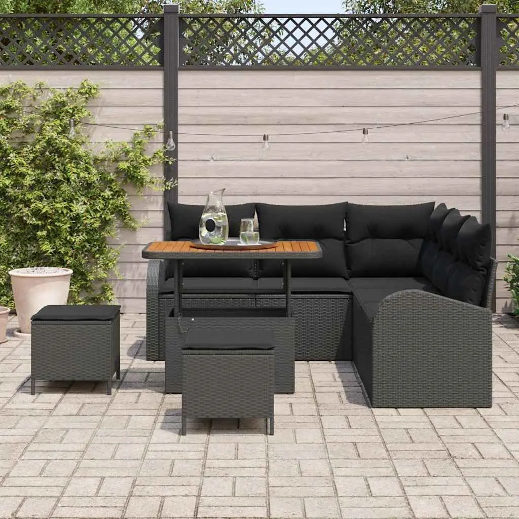 8-Piece Modular Sofa Set for Outdoor Living