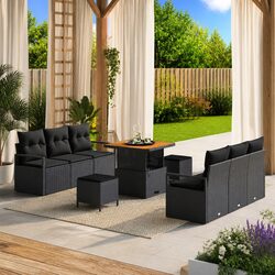 Versatile 9-Piece Sofa Set for Outdoor Gatherings