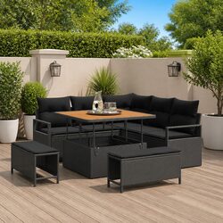 Practical 8-Piece Outdoor Sofa Set for Any Gathering