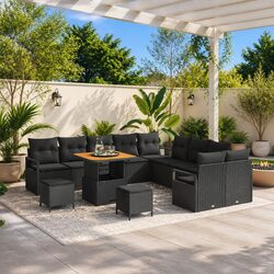 Practical 13-Piece Garden Sofa Set for Any Outdoor Space