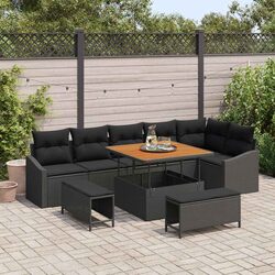 Practical 9-Piece Garden Sofa Set for Outdoor Use