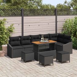 Practical 10 Piece Modular Outdoor Sofa Set for Relaxation
