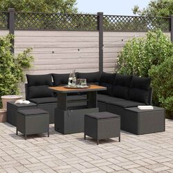 Practical 8-Piece Outdoor Garden Sofa Set for Relaxation