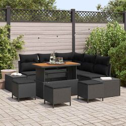 Practical 9-Piece Sofa Set for Outdoor Gatherings