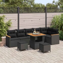 Versatile 9-Piece Outdoor Sofa Set for Your Garden