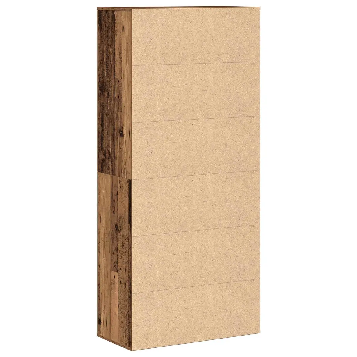 Highboard Storage Cabinet with Shelf Brown Engineered Wood 80 x 39 x 178 cm