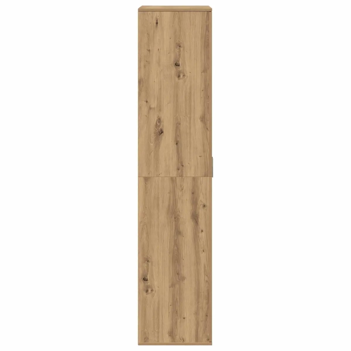 Highboard Storage Cabinet 80 x 39 x 178 cm Engineered Wood Beige Shoe Organiser