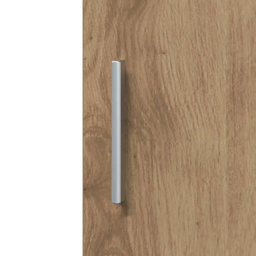 Highboard Engineered Wood 30 x 42.5 x 185 cm Brown Minimalist Storage Cabinet