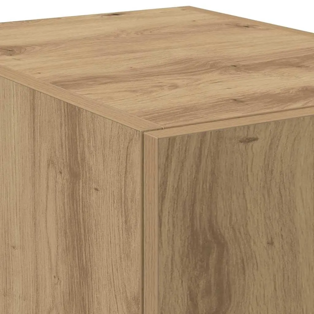 Highboard Engineered Wood 30 x 42.5 x 185 cm Brown Minimalist Storage Cabinet