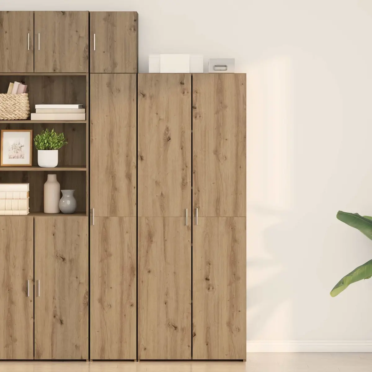 Rustic Highboard Buffet Cabinet for Home Use 70cm