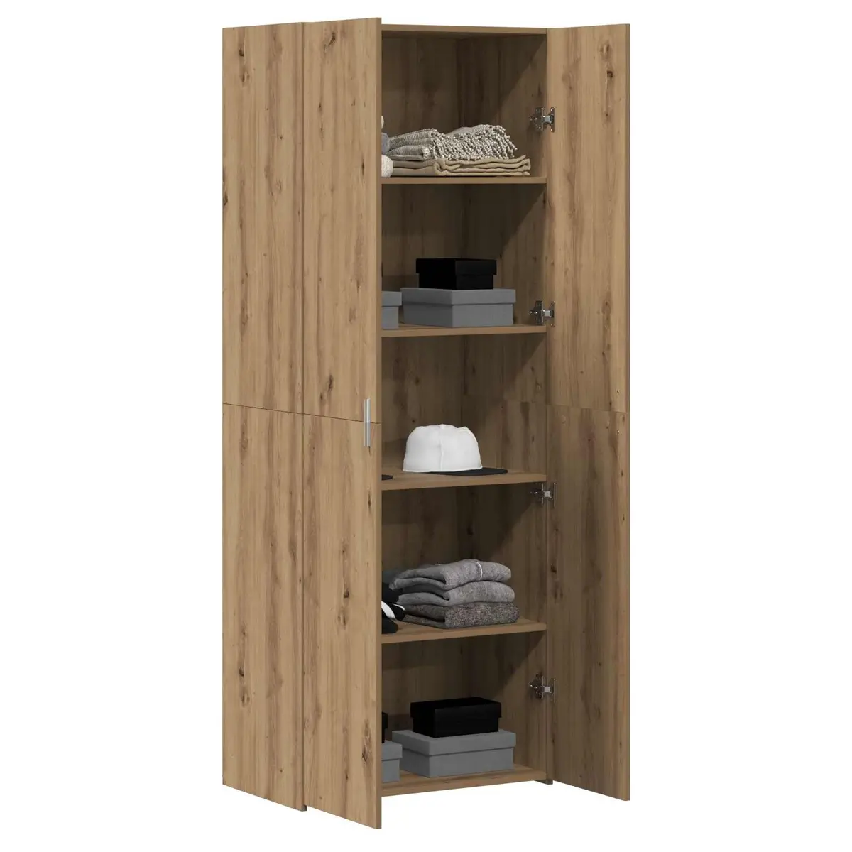 Rustic Highboard Buffet Cabinet for Home Use 70cm