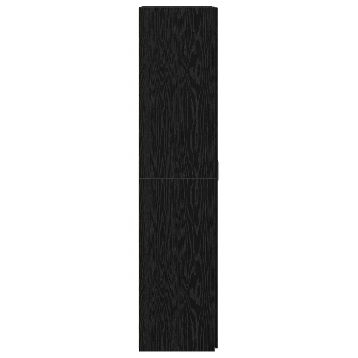 Highboard Buffet Cabinet Black Oak Sideboard Dining Room Storage 70x42.5x185cm