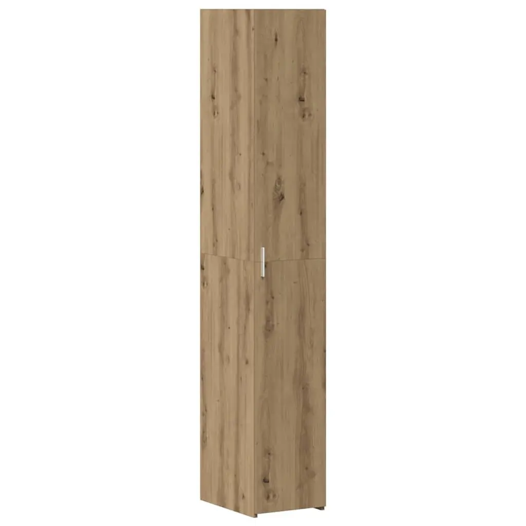 2-Piece Storage Cabinet with Adjustable Shelves Doors Brown Sideboard Furniture