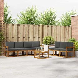 Practical 8-Piece Modular Sofa Set for Outdoor Use