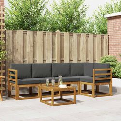 6-Piece Outdoor Sofa Set for Relaxing in Style