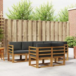 Practical 7-Piece Sectional Sofa Set for Outdoor Relaxation