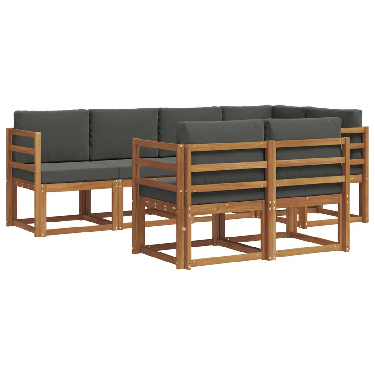 7-Piece Sectional Sofa Set for Outdoor Relaxation