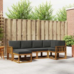 Versatile 6-Piece Sofa Set Perfect for Outdoor Use