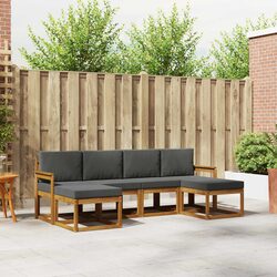 6-Piece Modern Sofa Set for Patios and Backyards