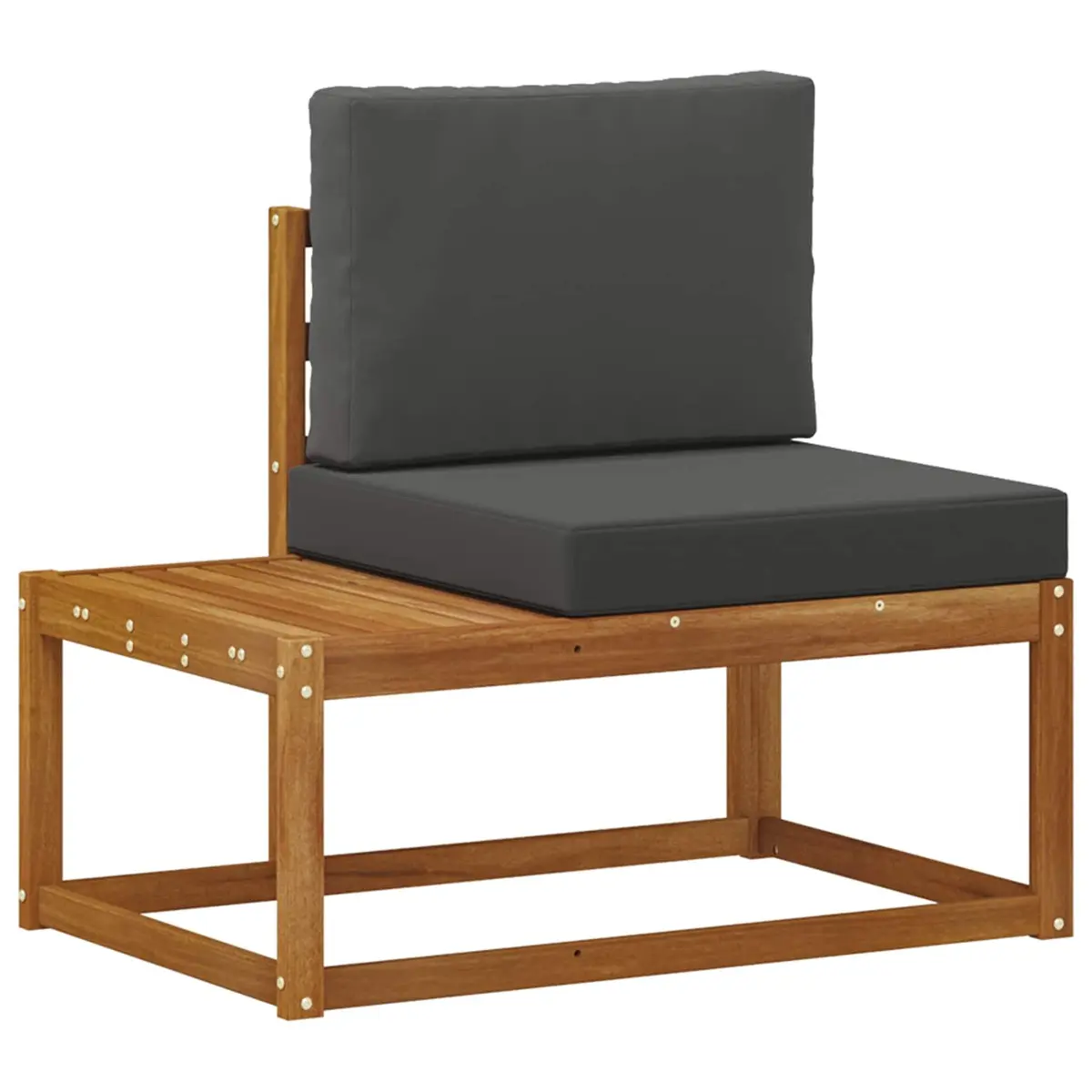 Outdoor Sofa Set 2 Pieces Garden Patio Furniture Engineered Wood Beige