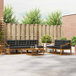 Perfect Fit for Your Outdoor Gatherings: 6-Piece Sofa Set