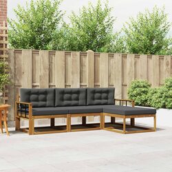 Versatile 4 Piece Outdoor Sectional Sofa for Various Spaces