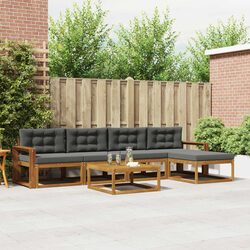 Versatile 6-Piece Outdoor Sofa Set Perfect for Gatherings