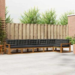 Practical 6-Piece Outdoor Sectional Sofa for Any Space
