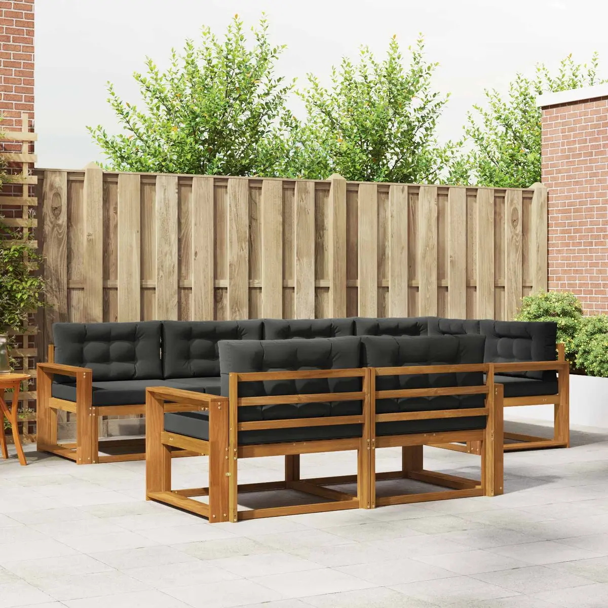 7-Piece Sectional Sofa Set for Outdoor Use