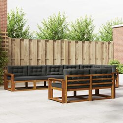 Practical Outdoor Seating: 8-Piece Sofa Set Overview