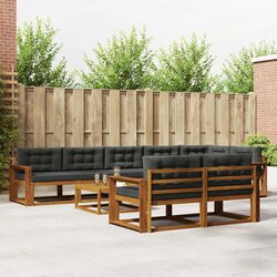 9-Piece Outdoor Sectional Sofa Set for Gardens and Patios