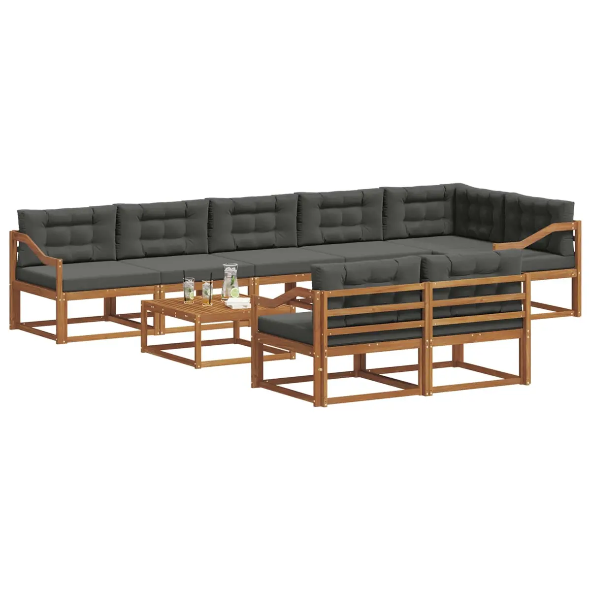 9-Piece Outdoor Sectional for Various Uses